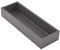 NINKA Connect 2289.11 10111 Connect Système de rangement de tiroirs avec 1 compartiment de base en plastique gris foncé 30 x 10 x 5 cm Argenté 300 mm