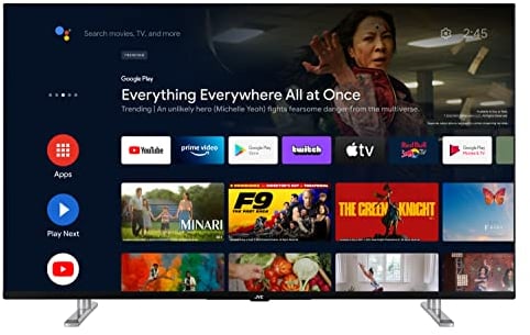 JVC LT-43VAQ6255 43 Zoll QLED Fernseher/Android TV (4K Ultra HD, HDR Dolby Vision, Triple-Tuner, Smart TV, Bluetooth, Dolby Atmos) [2023]