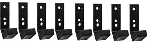 Barbell Support 8 Pcs Barbell Stand Storage Hangers Wall Mounted Hooks Wall Shelf Brackets Wall Mount Barbell Rack Barbell Storage Rack Dumbbell Pole Storage Rack Dumbbell Rack