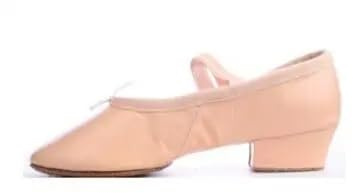 Ballettschuhe Leder Praxis Tanzschuhe Lehrer Lehre Tanzschuhe Ballettschuhe mit Absätzen, rose, 38 2/3 EU