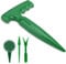 Milifox Blumenzwiebel-Pflanzgefäß-Werkzeug – Breiter- und Pikier-Set zum Pflanzen – Gartenpikierwerkzeug für Gemüse und Blumen, einfache Pflanzmaschine