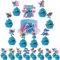 TQPXZO 25 Stück Stitch Cake Topper, Happy Birthday Tortendeko, Tortendeko Geburtstag Kinder, Cartoon-Animationsfigur Tortendekoration, Geburtsta