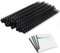 Binderücken Für Plastikbindung, 10 mm Durchmesser, Spiralbinderücken, Spiralbinderücken Set, Kunststoff Bindekämme, Schwarz, Packung Mit 100 Stück, Bindekämme Aus Kunststoff, Plastikbinderücken