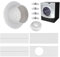 Window Vent Kit for Dryer - Vent Duct Hose,Dryer Vent Parts, Clothes Dryer Connector for Sliding Window, Dryer Accessories