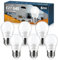 COTLEDL E27 LED Bulbs 5W Edison Screw (ES) Bulb Equivalent 40W Incandescent, Cool White 6000K Energy Saving 500LM, G45 Golf Ball Light Bulb, Not Dimmable No Flicker Lamps, 6 Pack