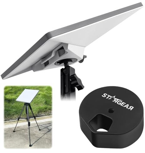 Klutchtech Fit for Starlink Mini Aluminum Alloy Tripod Mount Adapter,Aluminum Alloy Tripod Mount Adapter 1/4-20 Threaded for Starlink Mini,Travel Essentials,Vans,RV,Camping