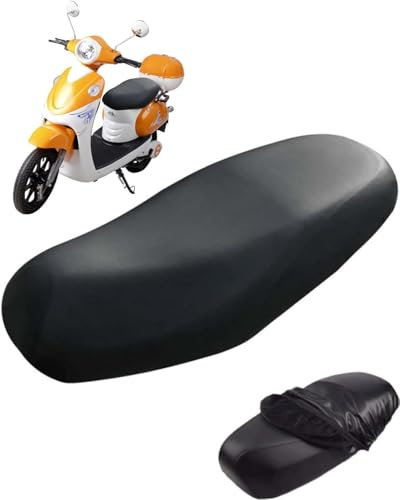 UYRVAPE Motorrad Sitzbank Kissen - Motorrad Sitzbezug Wasserdicht Motorroller Universal Zubehör Universal Motorrad Sonnenschutz Sitzbezug Geeignet für die Meisten Arten Von Motorrädern/Rollern