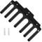 Tuxxjzm Barbell Storage Holder - Home Gym Storage Rack with 7 Hooks | Gym Accessory Storage for Resistance Bands, Jump Ropes, Barbells, Lifting Belts, Cable Attachments