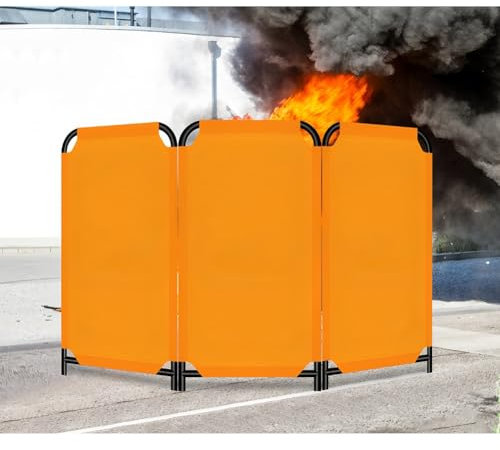Flammhemmende Schweißerschutzwand Schweißerschutzwand Mit Rahmen Schweißerschutzzaun Mit Trennwand Für Werkstätten, Industrie- Und Gewerbegelände