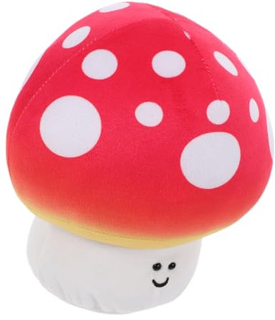 OUNONA Pilzkissen Für Bett Und Sofa Weiches Dekokissen Gefülltes Plüschpilzkissen Stofftier-modellierspielzeug Schönes Pilzmotivkissen