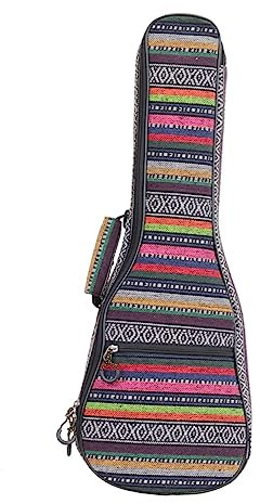 ERINGOGO Ukulele Rucksack mit Doppel Schultergurten Gepolstert Leicht Strapazierfähig für Verschiedene Ukulelenfarben für Reisen und Täglichen Gebrauch