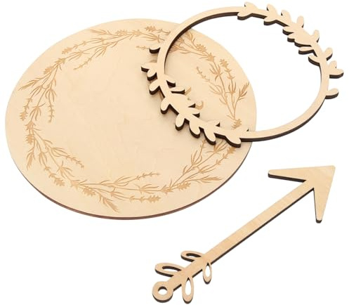 Cartes D'étape Mensuelles en Bois, 1 Set, Accessoire Photo Bébé