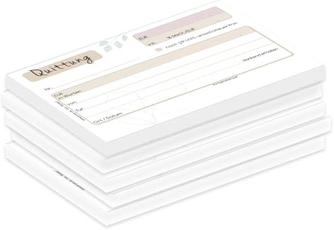 PRICARO Quittungsblock Blätter, A6, 10 Stück