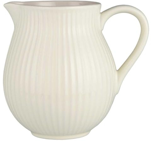 IB Laursen Kanne 2 Liter Mynte BUTTER CREAM Creme Weiß Keramik Geschirr Krug