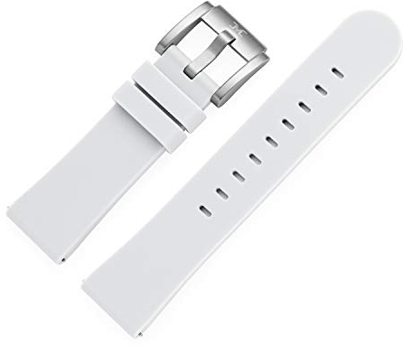 TW Steel Marc Coblen Armband Uhrenband Uhrenarmband Silikon 22 MM Weiss SB_W_S