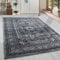 HomebyHome Vintage Teppich 240 x 340 cm Orientalischer Teppich Kurzflor - Orient Teppich Grau für Wohnzimmer, Esszimmer, Flur und Schlafzimmer - Teppich Groß mit Oeko-TEX - Carpet Living Room