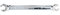 AB Tools 8 + 9mm Combination Flare Nut Spanner Wrench 140mm Chrome Vanadium Steel