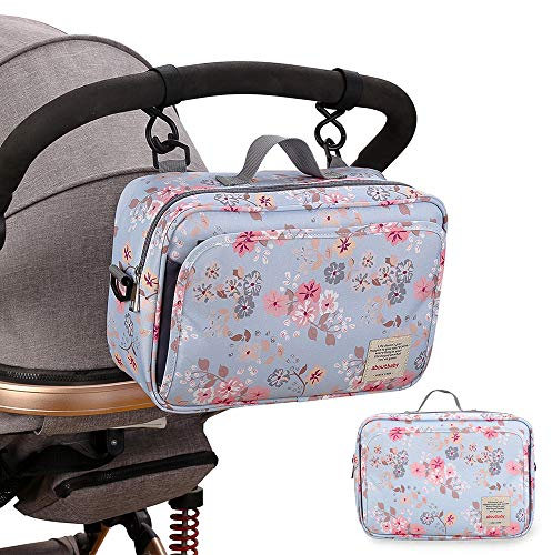 MOMIGO Sac à langer pour bébé – Sac à langer fourre-tout pour couches, lingettes et jouets Rose Taille M, rose, M, Moderne