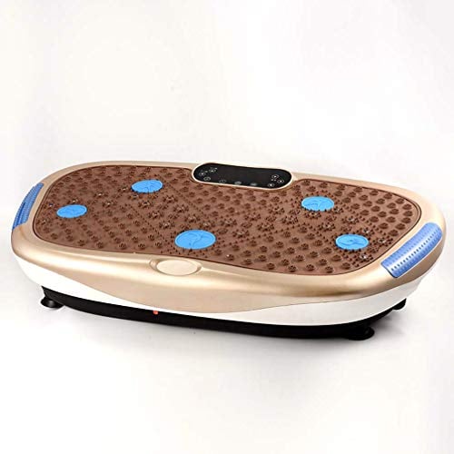 ZKHD Home Vibrating Fitness Board Shaker Exercise Machine, Lazy Exercise Shaking Machine, Body Shaping And Body Slimming Machine,Gold