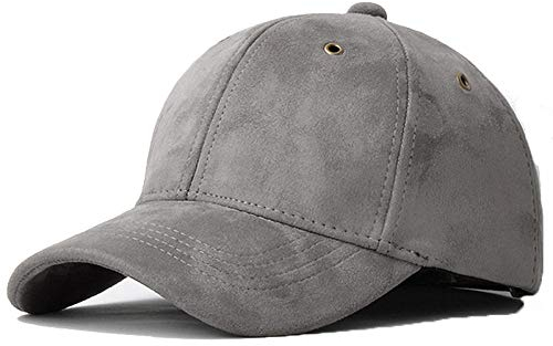 Herren Kappe Hut Massive Wildleder Baseball Caps Für Männer Frauen Hip Hop Snapback Homme Dad Hut Trucker Cap-Grey_Adjustable