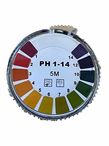 pH Indikatorpapier für pH Bestimmung, 5 Meter Rolle | pH-Wert 0-14
