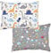 Kinder-Kinder-Kissenbezug 2 Stück, 99% Baumwolle Baby-Kissenbezug Umschlag-Stil Reisekissenbezug weich atmungsaktiv für Jungen Mädchen Bettwäsche Kleinkinder Kinderbett 49 x 36 cm maschinenwaschbar