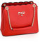 NICOLE & DORIS Sac à Main Femmes Bandoulieres Sac Epaule Femme Petit Sac en PU Cuir Mode Sac Femme Chaîne Pochette Sac Messager Rouge