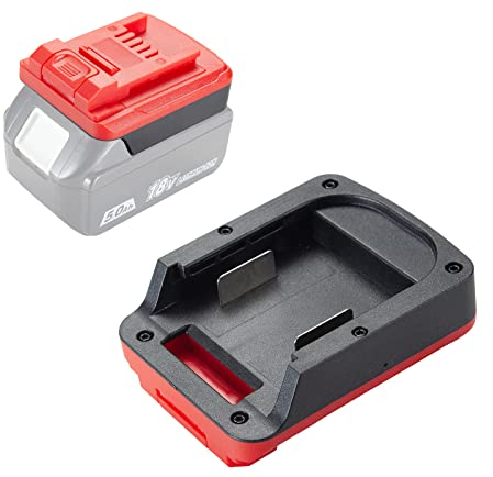 Rozlchar Adattatore convertitore compatibile per Makita 18 V BL1860 BL1850 BL1840 batteria agli ioni di litio compatibile per Einhell 18 V batteria agli ioni di litio (nessuna batteria)