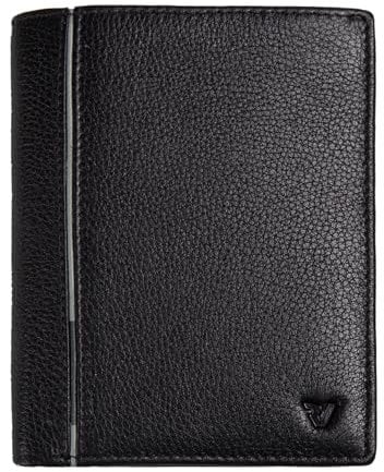 RONCATO Boston portafoglio verticale uomo pelle RFID (Nero)