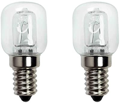 Storaffy Ampoule de Four | Ampoule de Four 25W E14 | Petite Ampoule à vis> 500 degrés C 2750K | Ampoules de Four à Ampoule à vis Edison pour réfrigérateur de Four à -Ondes