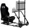 Dardoo G923 Rennsimulator Cockpit mit Monitorständer und Gaming Chair Verstellbar Passend für Logitech G29 G920, Thrustmaster T150 Lenkradständer ohne Schalthebel, Rad, Pedale und Display