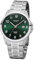 REGENT Herrenuhr Stahl 39mm 10 Bar Datum Mineralglas F-1422