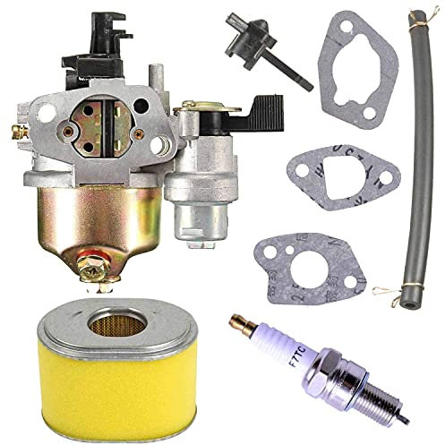 Ewillownm Compatible avec le carburateur pour bougie d'allumage Honda GX160 Filtre à air pour Honda GX120 GX140 GX160 GX168 GX200 EG1400