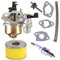 Ewillownm Compatible avec le carburateur pour bougie d'allumage Honda GX160　Filtre à air pour Honda GX120 GX140 GX160 GX168 GX200 EG1400
