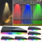 hixyer Solar Fence Lights Outdoor Garden, 8 Modes Solar Wall Lights Warm White & RGB Colors Waterproof Solar Lights for Outside, Backyard, Patio, Deck, Stair, Step, Railing (6 Pack)
