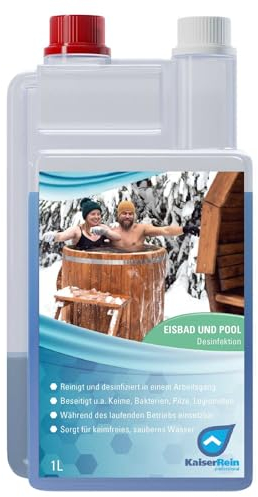 KaiserRein Eisbad und Pool Desinfektionsmittel 1L ohne Chlor - Zuverlässige Wasserpflege und Reinigung für Eisbäder