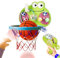 BuzzoXerex Basketballkorb Kinder, 5 In 1 Mini Hoop Kinder mit LED Zähler, Multifunktional Mini Basketballkorb Kann Reifen Schießen, Reifen und Stickball Darts Spielen für Kinder ab 3+ Jahren (Grün)