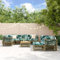 ShGaxin 10-TLG. Garten-Lounge-Set mit Kissen Kiefernholz Imprägniert, Lounge Gartenmöbel Set, Terassenmöbel Wetterfest, Loungemöbel Terrasse, Gartenlounge, Garten Loungemöbel Set, 3186101