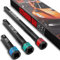 KIRXST Rallonge 1/4, Rallonge Cliquet 50 mm, 100 mm, 150 mm, Barres D'extension pour Auto Réparation