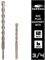 Narwhal SDS Plus 3/4 Inch Masonry Drill Bit for Rotary Hammers (2 Pack Includes 6 & 12 Bit) Carbide Tipped to Easily Drill Through Concrete, Cement, Brick, Block, Stone, and More!