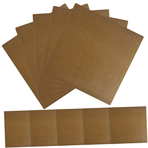 PAMINGONO Wärmeisolations Aufkleber Für Haarglätter 10 Stück 10x12cm Selbstklebend Hitzebeständig Für Glattes Haar Und Locken Schutz Beim Styling