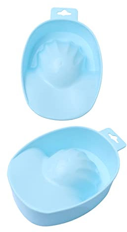 CRILSTYLEO Cuenco Para Remojo De Uñas Tazón De Manicura Rectangular Para Decoración y Cuidado De Uñas