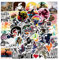 50 Pcs Dirt Bike Stickers, Motorcycle Vinyl Sticker for Helmet, Laptop, Water Bottle, Skateboard,Waterproof Racing Stickers for Kids Teens Adults