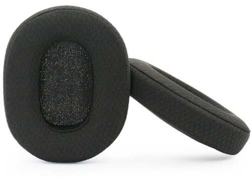 Xinyuekj Soccer Mesh Fabric Ear Cushions for Skullcandy Crusher Hesh ANC/EVO,Hesh 3,Crusher ANC/EVO, Skullcandy Venue Wireless ANC Headphones Replacement,Density Noise Reducing with Memory Foam