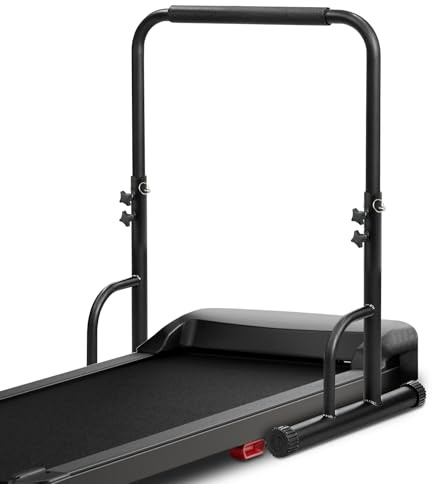 LIFEGOO Walking Pad Handle Bar Attachment – Treadmill Stand & Accessories with Non-Slip Rubber Feet Compatible Adjustable Walking Pad Handle only with Treadmills up to 28 in Wide,Height (up to 46 in)