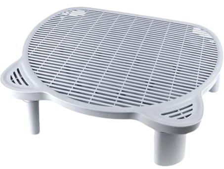Yzzthumss Litter Box Step with Filter Function,Elevated for Senior Cats Easy Cleaning Cat Litter Tray for Various Litter Boxes