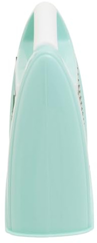 Premier Housewares Elon Two-Sided Kitchen Grater – Green & Silver Metal Box Grater with Handle for Cheese, Vegetables & Zesting