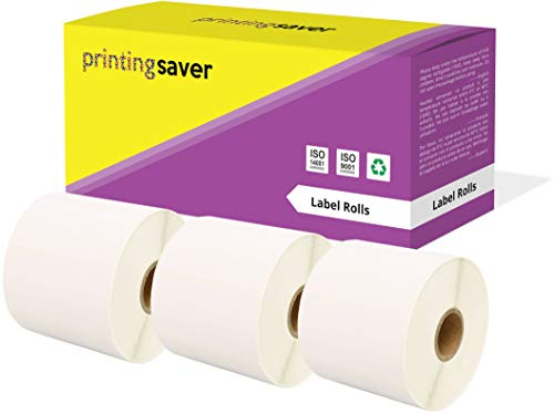 3 Rollen 72mm x 36mm Thermodirekt-Etiketten kompatibel für Zebra GK420d GK420t GC420d GX420d GX420t GC420t GX430t GT800 LP2844 TLP 2844 Citizen CL-S521 CL-S621 CL-S631 (1000 Etiketten pro Rolle)