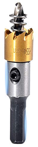 KATUR 14mm HSS Drill Bit Hole Saw Tooth Kit, Stainless Steel Metal Cutter, Cobalt Opener Cutting Tool for Wood, Alloy (14mm)