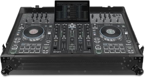 UDG Ultimate Flight Case Denon DJ Prime 4+/4 Plus Wheels, Black (U91069BL) | Transport Denon DJ Prime 4+/4 safely to every gig; Ultimate Flightcase with premium professional protection